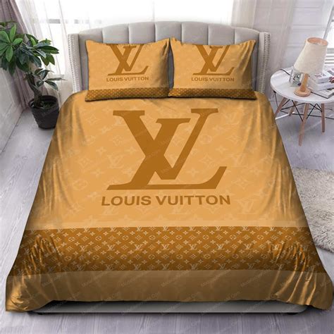 louis vuitton bed set|authentic Louis Vuitton bedding set.